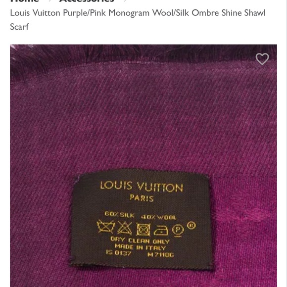 Louis Vuitton Monogram classic shawl - Picture 2 of 5